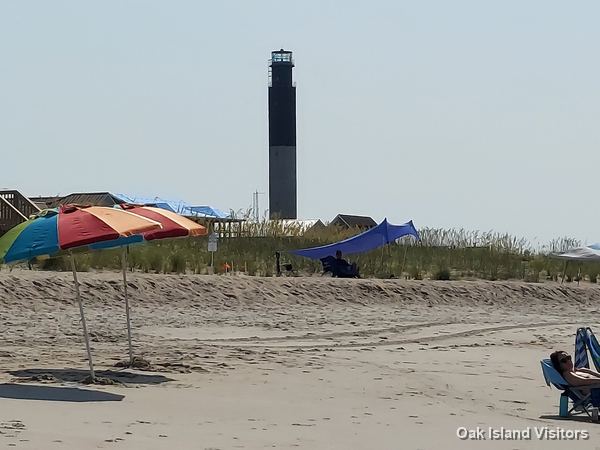 Oak Island beach, July 2021