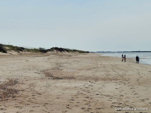 Oak Island beach, July 2021