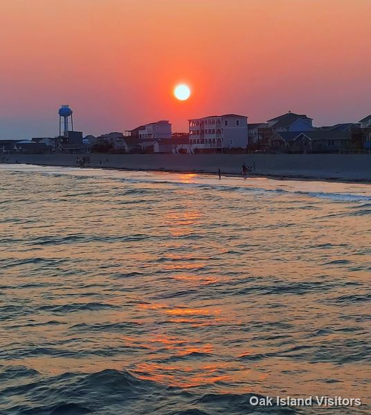 Oak Island beach, July 2021