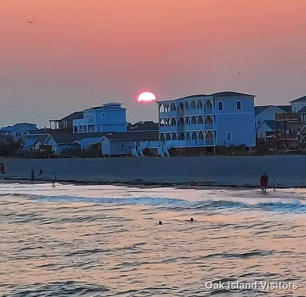 Oak Island beach, July 2021