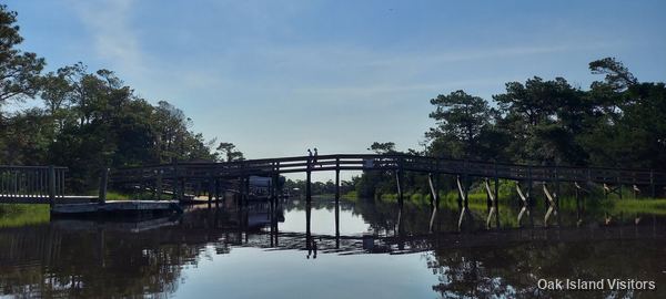 Davis Canal on Oak Island from a kayak, July 2021