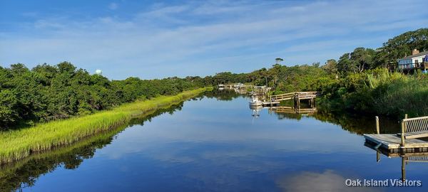 Davis Canal on Oak Island from a kayak, August 2021