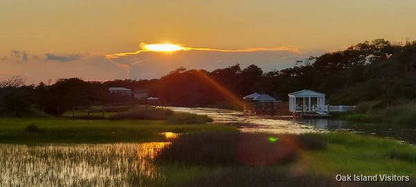 Salt marsh on Oak Island, August 2021