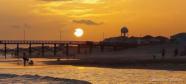 Oak Island beach, August 2021