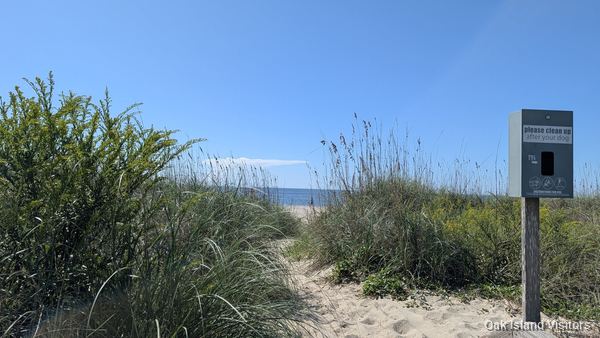 Oak Island beach, October 2026
