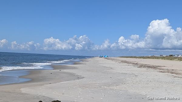 Oak Island beach, October 2026